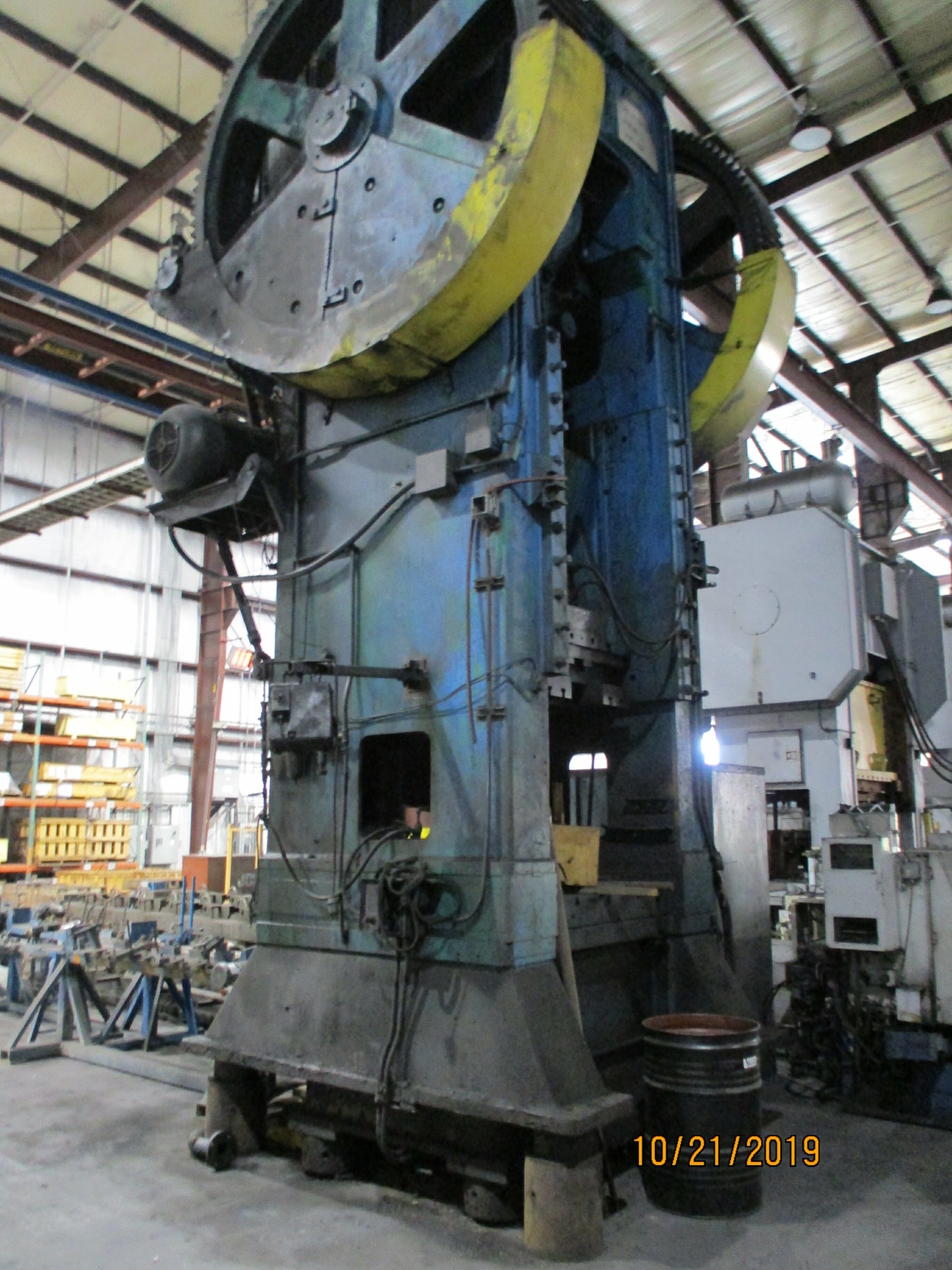950 Ton Press For Sale Bliss Straight Side Single Point Press