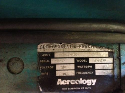 Aercology Portable Electrostatic Fume Mist Dust Collector For Sale