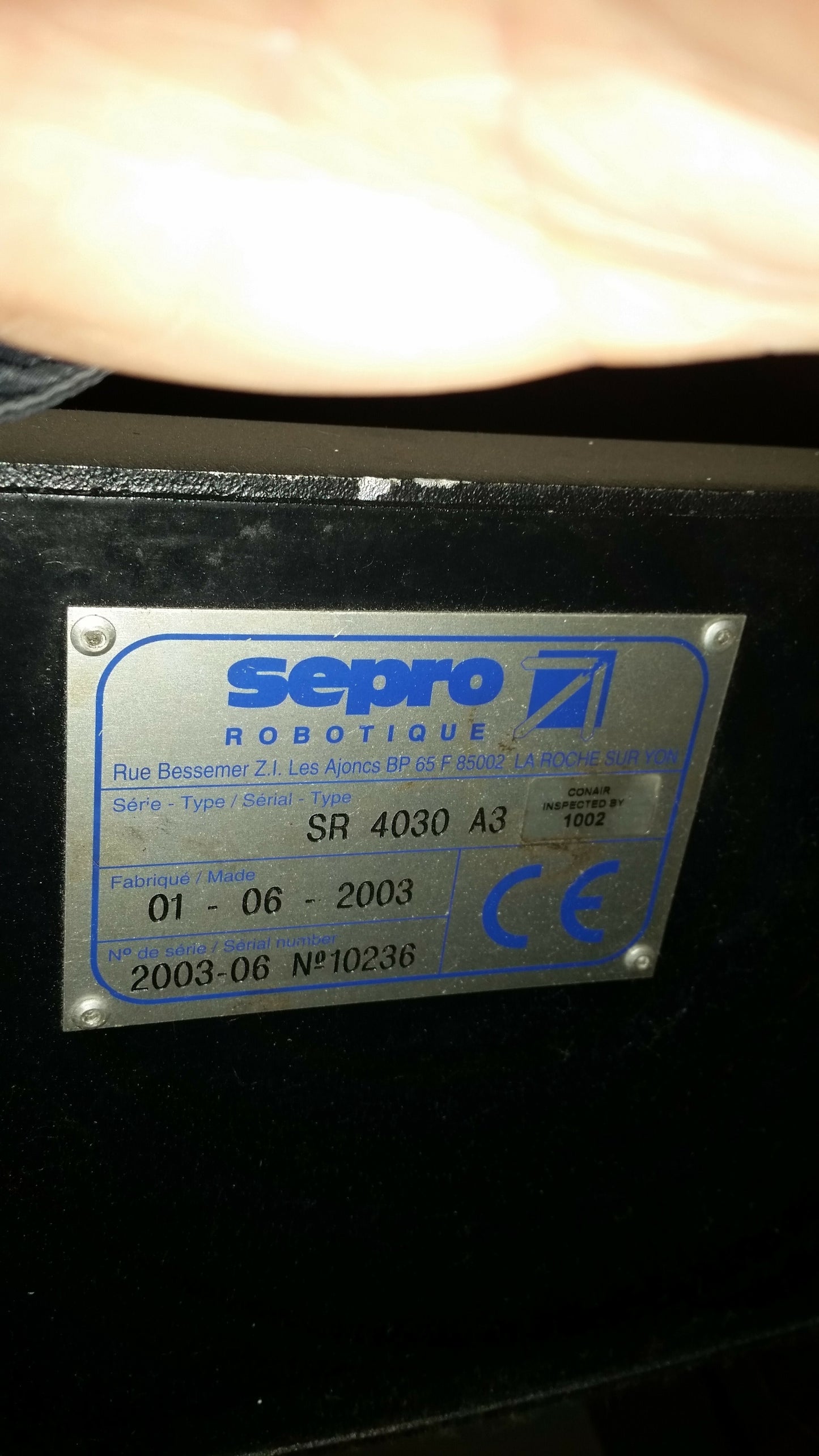 Sepro Plastic Injection Molding Machine Robot For Sale