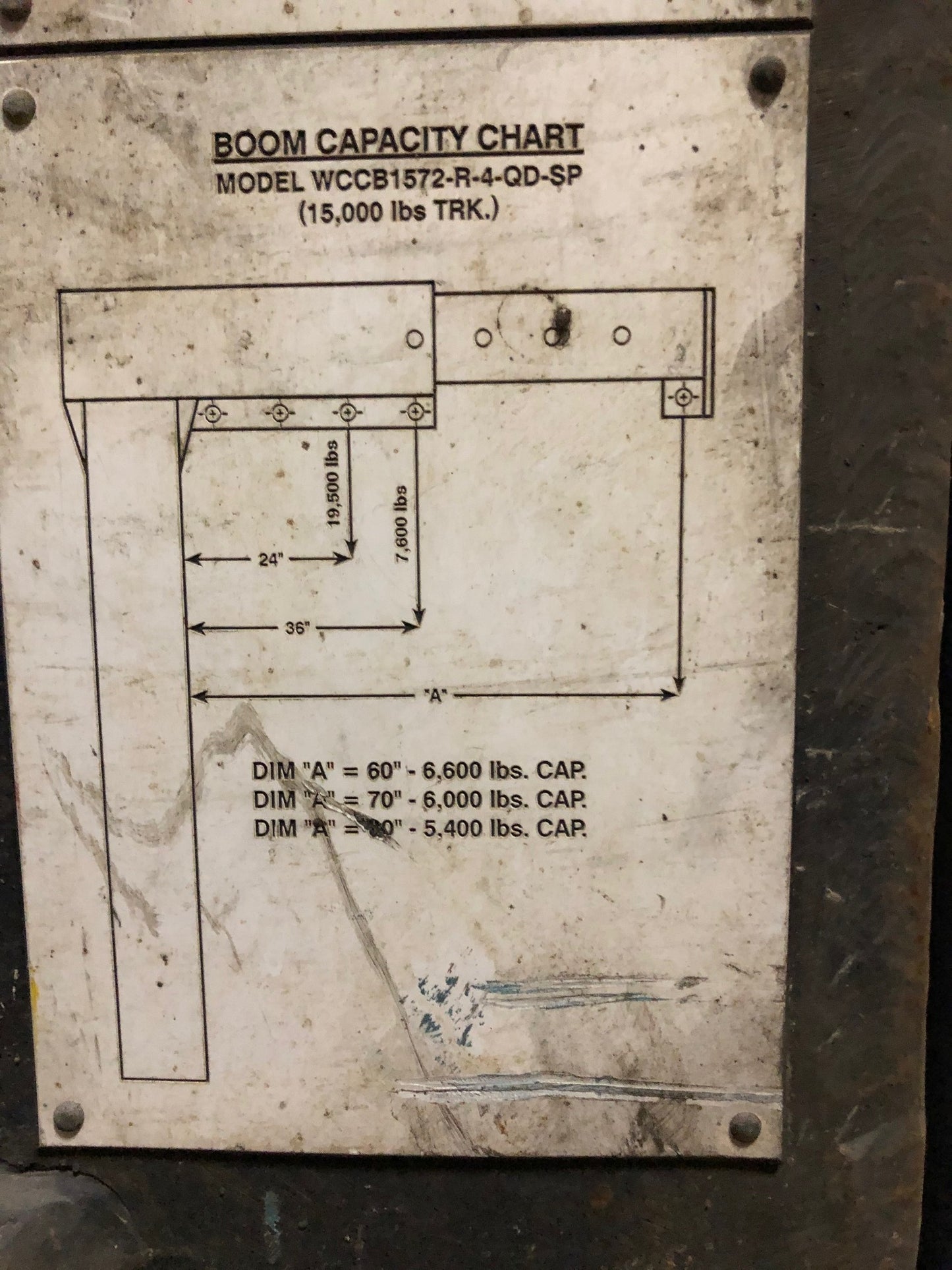 15,000 lbs Hydrox Hydraulic Boom For Sale