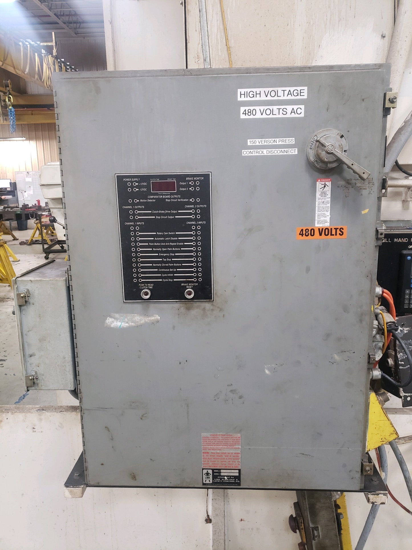 150 Ton Verson O.B.I. Press For Sale