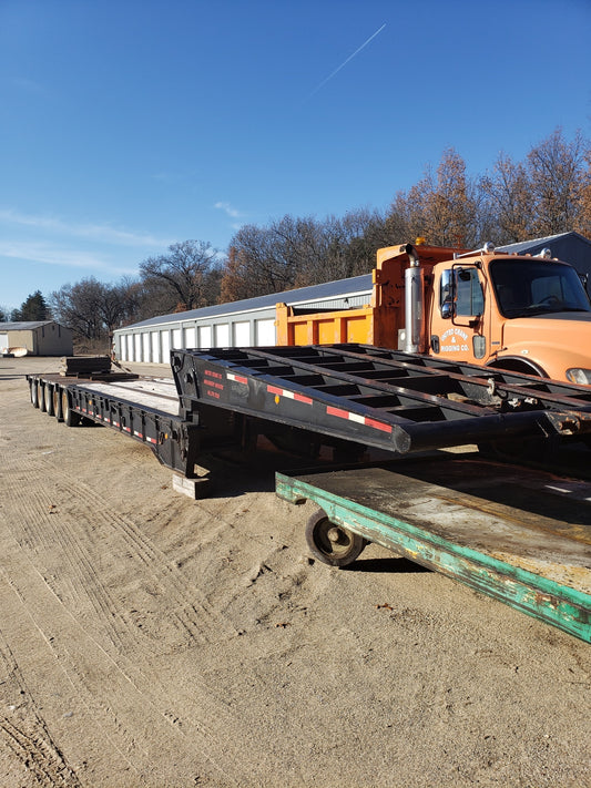2001 5 Axle Boaz Folding Neck Low Boy Trailer For Sale