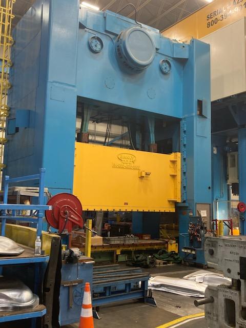 1,000 Ton Danly Straight Side Eccentric Press For Sale