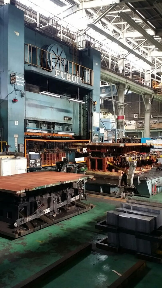 1,200 Ton Capacity Fukui 4-Point Transfer Press For Sale