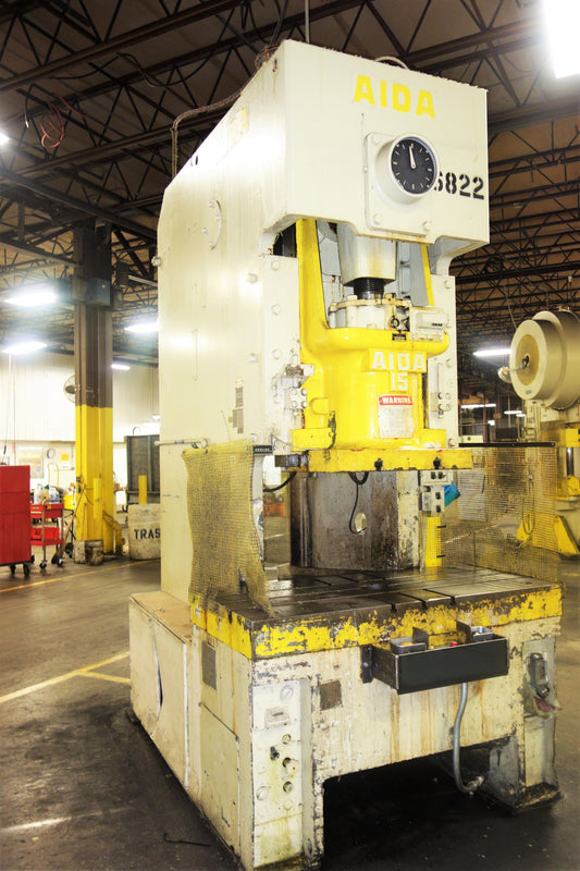 165 Ton Press For Sale Aida Single-Point Gap Frame Press