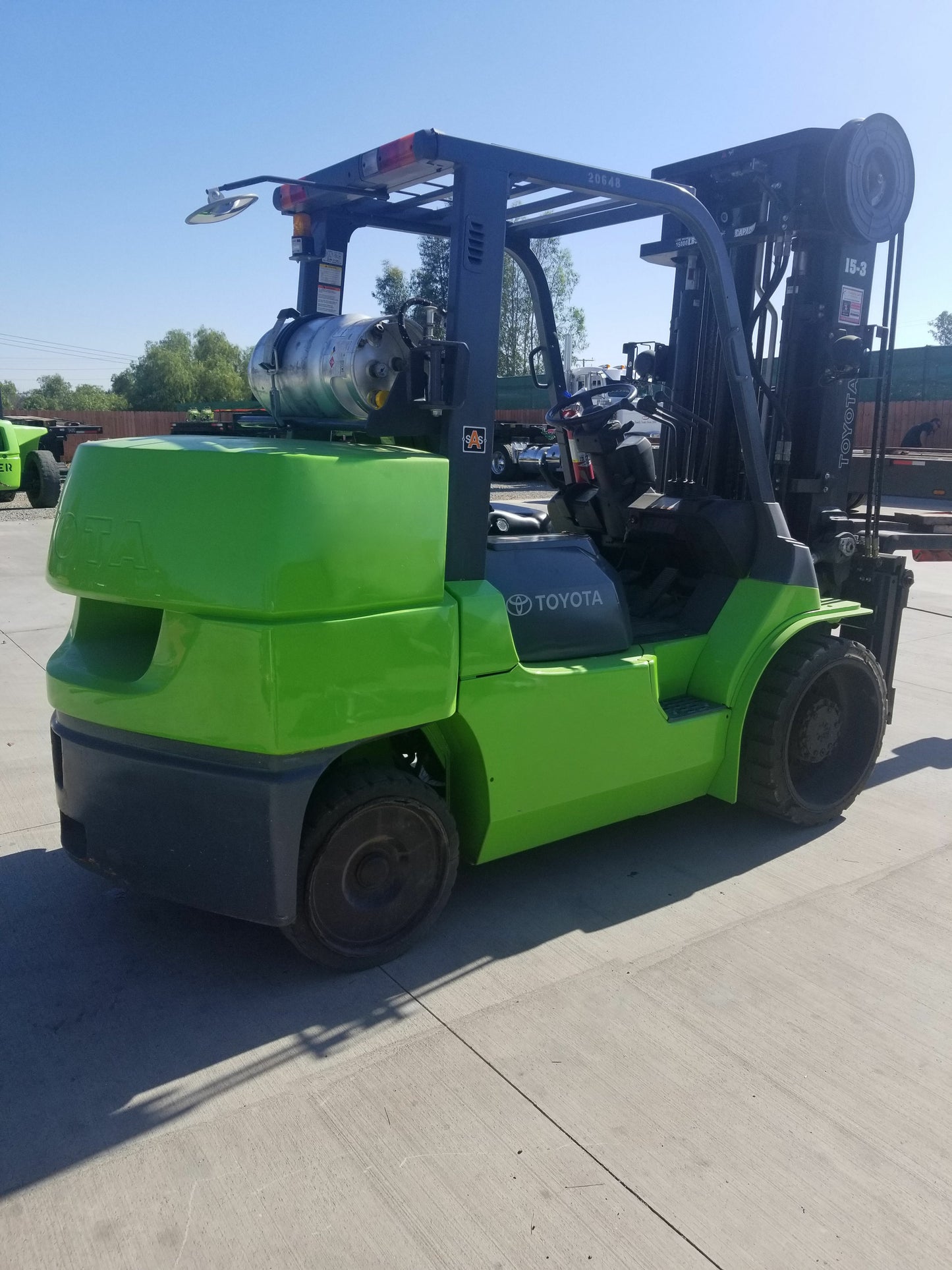 15,000lb Toyota Forklift For Sale 7.5 Ton