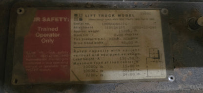 10,000 lb Hyster Forklift For Sale