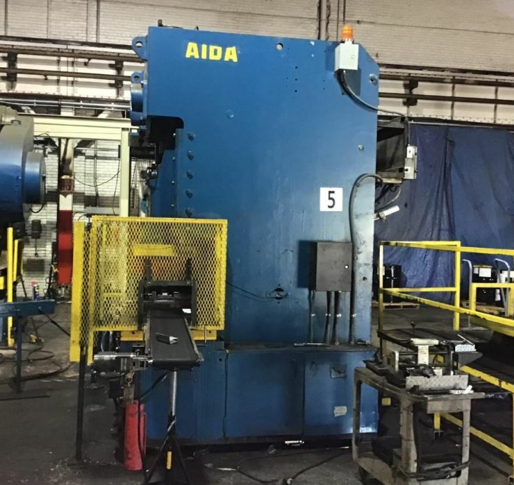 176 Ton Capacity Aida 2-Point Gap Frame Press For Sale