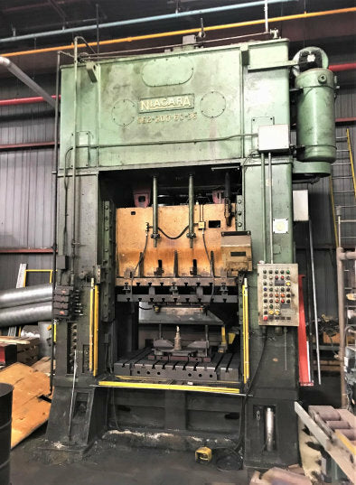200 Ton Press For Sale Niagara Straight Side Press