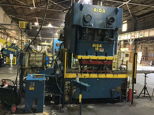 176 Ton Press For Sale Aida 2-Point Gap Frame Press