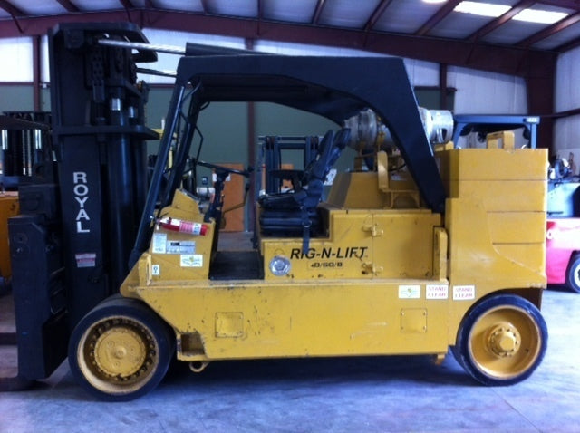 40,000lb-60,000lb 40/60 Royal Solid Tire Forklift For Sale Versa Lift Style  20/30 Ton