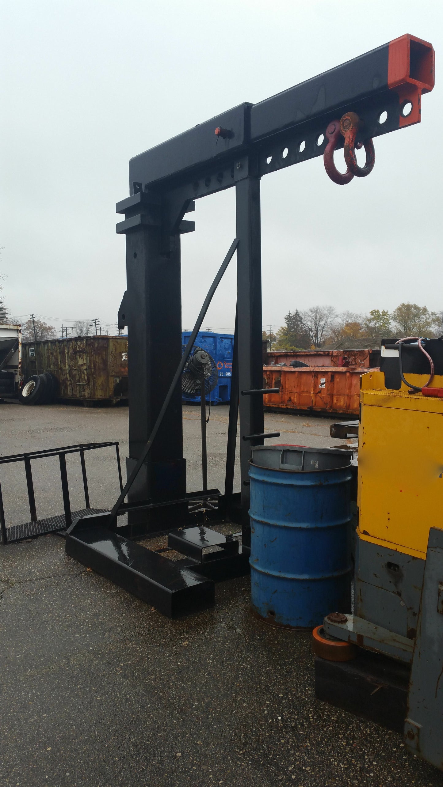 80,000lb Bristol Riggers Forklift - Fork Truck For Sale 40 Ton