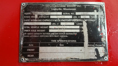 80,000lb Rigger Lift Forklift For Sale 40 Ton