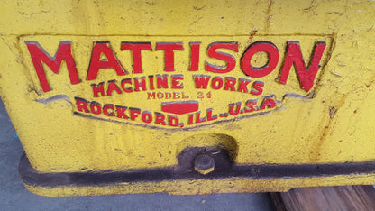 Mattison Rotary Surface Grinder For Sale 42"