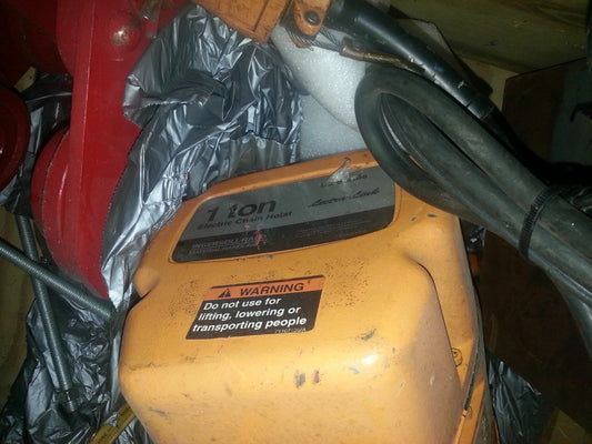 1 Ton Ingersol Rand Electric Hoist For Sale