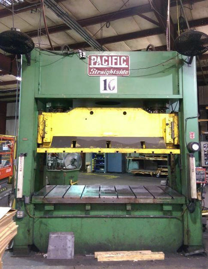 200 Ton Press For Sale Pacific Straight Side Hydraulic Press