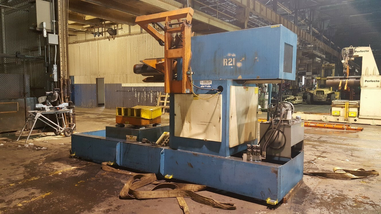 20,000lb Dallas Coil Reel & Coil Car For Sale