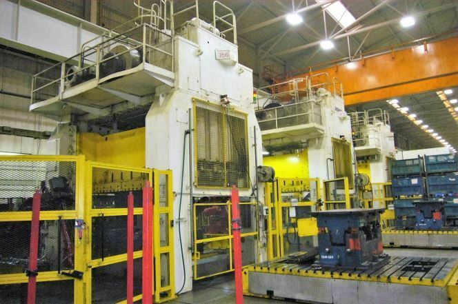 700 Ton Press Line For Sale Rovetta Single-Action Press