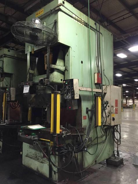 220 Ton Press For Sale Aida Single-Point Gap Press