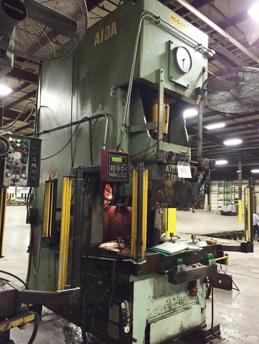 220 Ton Press For Sale Aida Single-Point Gap Press