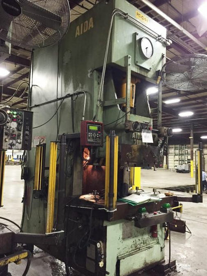 220 Ton Press For Sale Aida Single-Point Gap Press