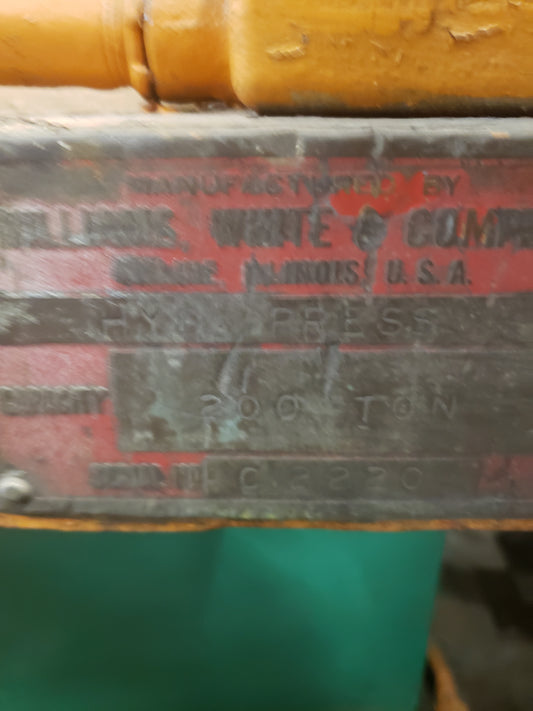 200 Ton Hydraulic Bulldozer Press For Sale