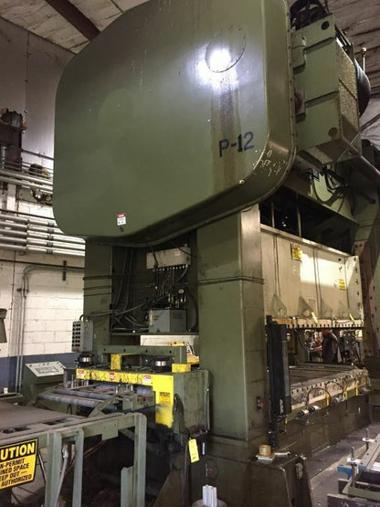 600 Ton Press For Sale Brown and Boggs Straight Side Press