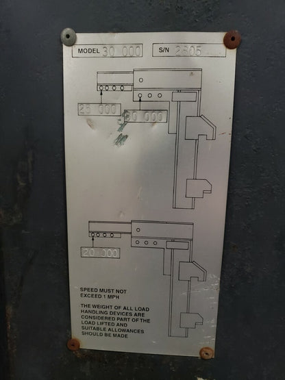 40,000 lb Capacity Royal Solid Tire Forklift For Sale