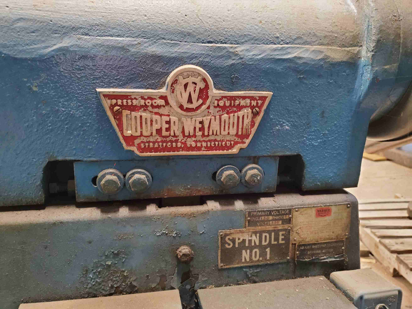 5,000 lbs Cooper-Weymouth Peterson Dual End Coil Reel For Sale