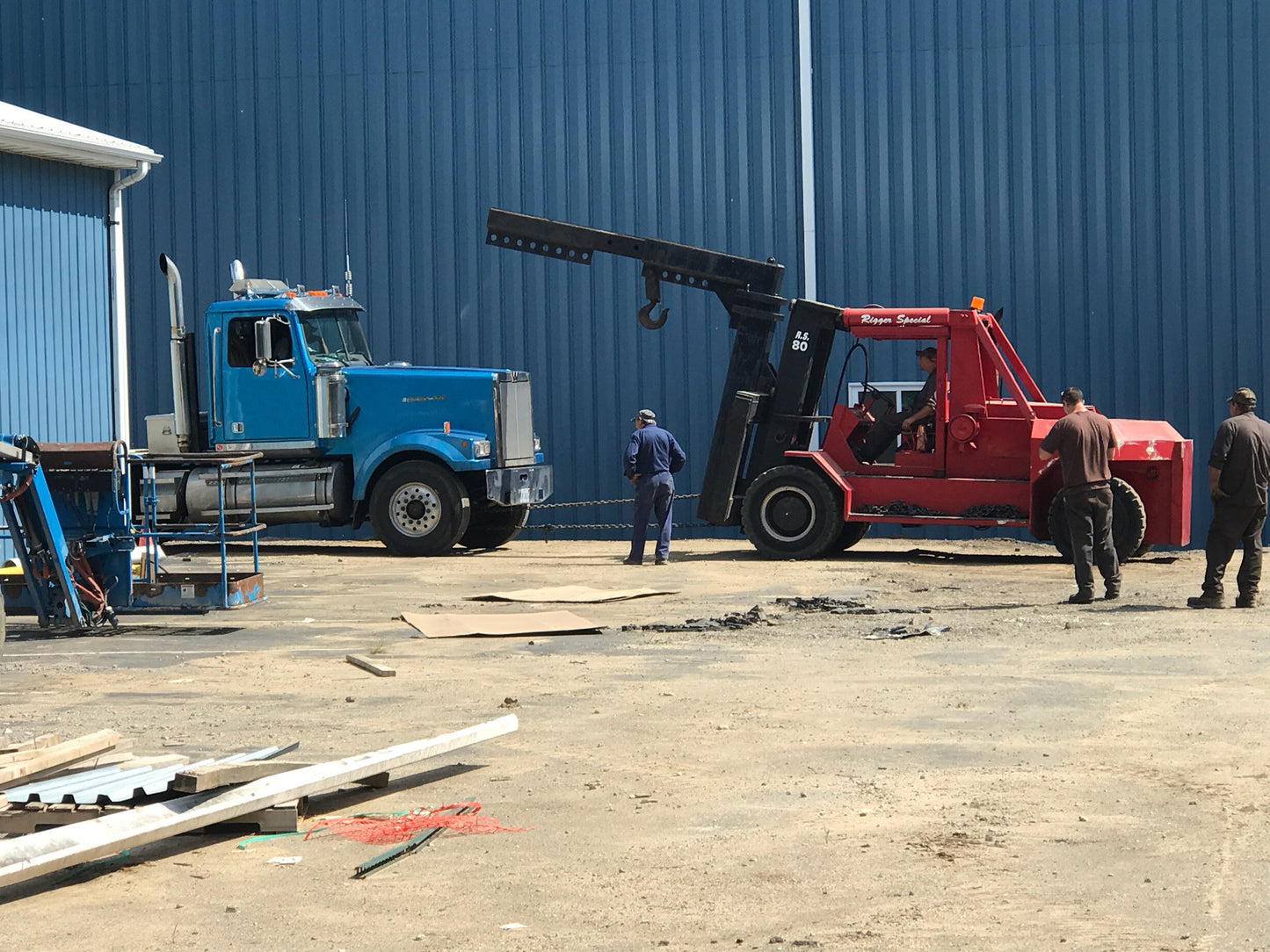 80,000 lbs Bristol Forklift - Model RS80 - For Sale