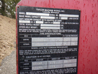 52,000 lb Taylor Forklift For Sale