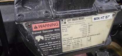15,500 lb Hyster Forklift For Sale