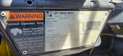 15,500 lb Hyster Forklift For Sale