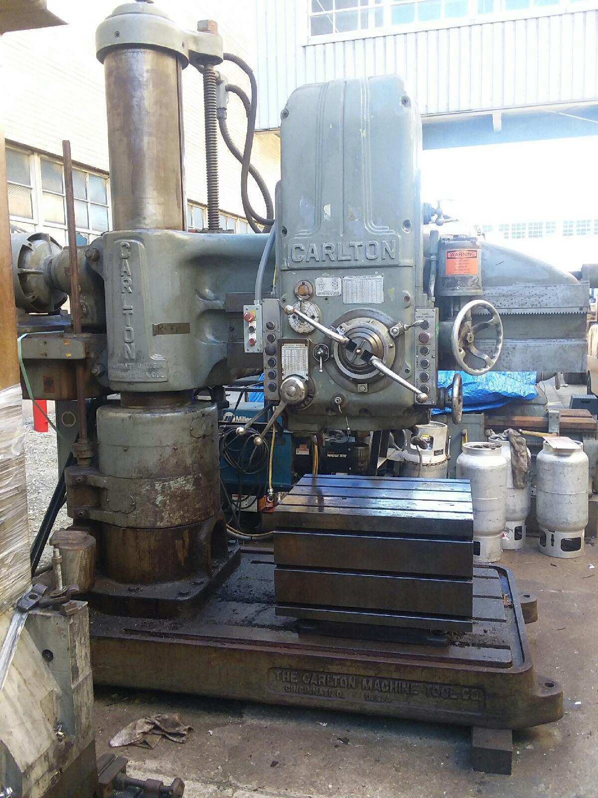 Carlton Radial Arm Drill - 4' x 13" - For Sale