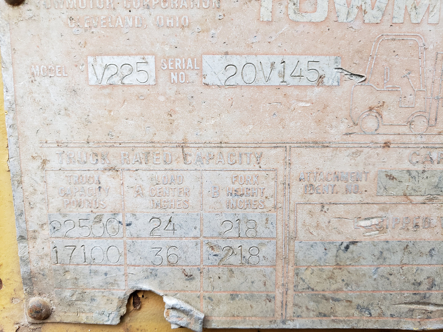 22,500 lbs Cat Forklift For Sale