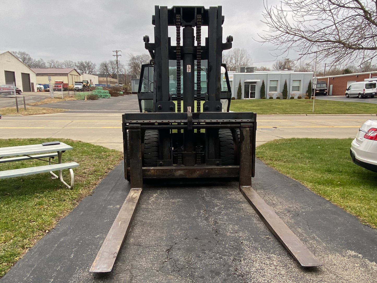 35,000 lb Clark Air-Tire Forklift For Sale