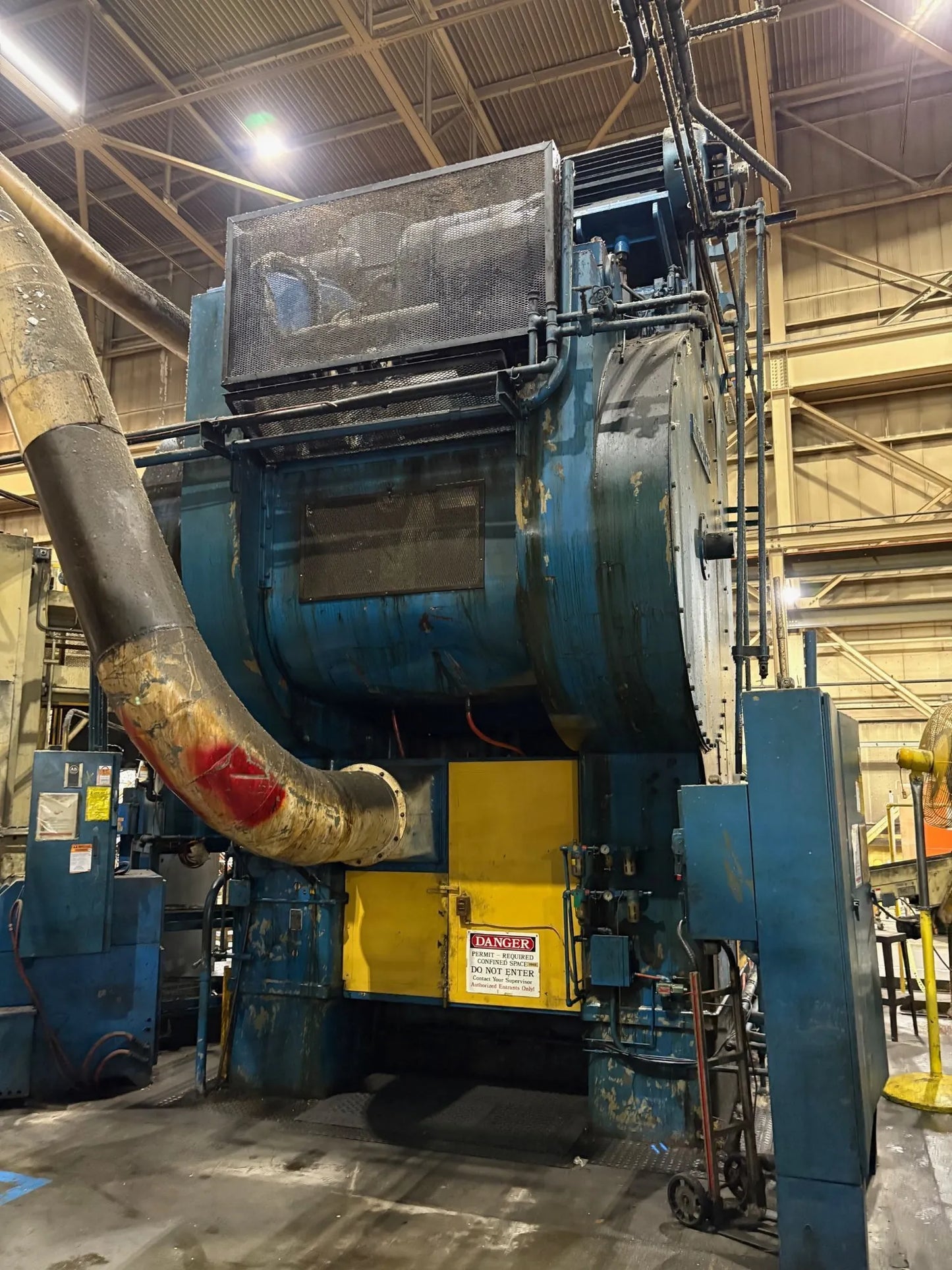 1,500 Ton Minster Knuckle Joint Press For Sale