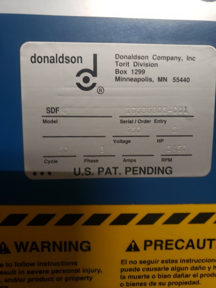 Torit Dust Collector - Model SDF4 - For Sale