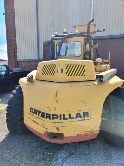 60,000 lb Cat Air Tire Forklift For Sale