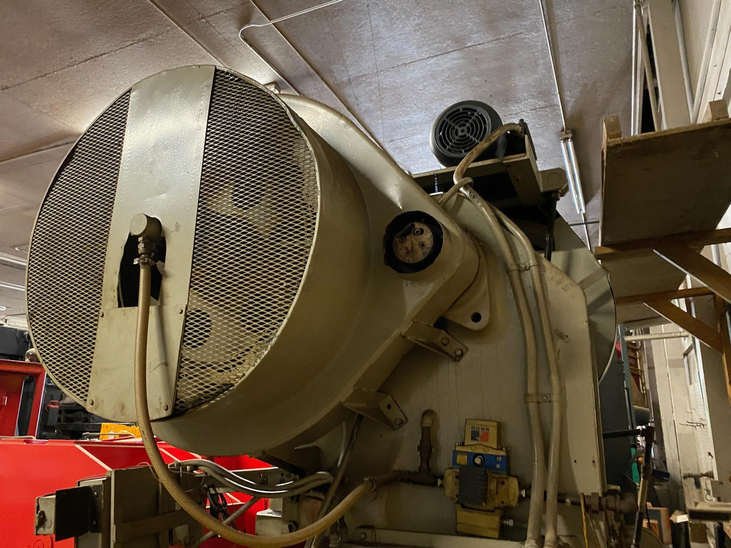 100 Ton Capacity L & J Backgeared OBI Press For Sale