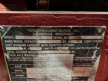 30,000 lbs Taylor Forklift For Sale