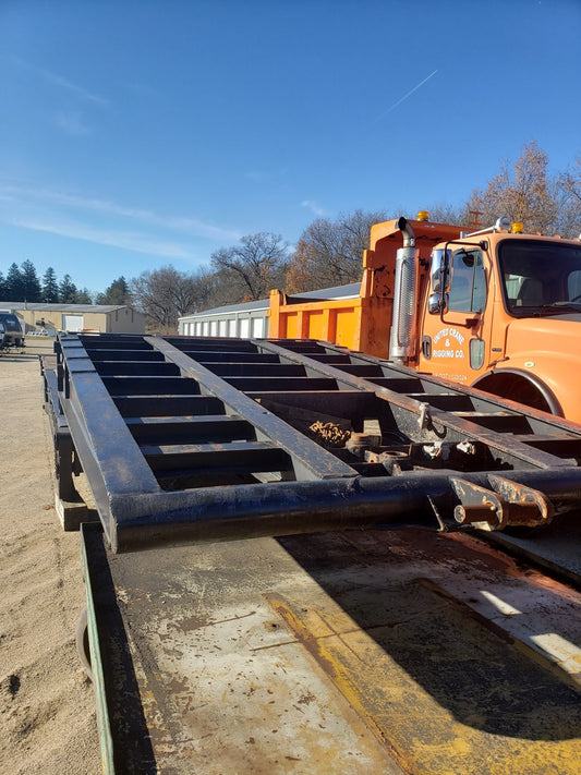 2001 5 Axle Boaz Folding Neck Low Boy Trailer For Sale