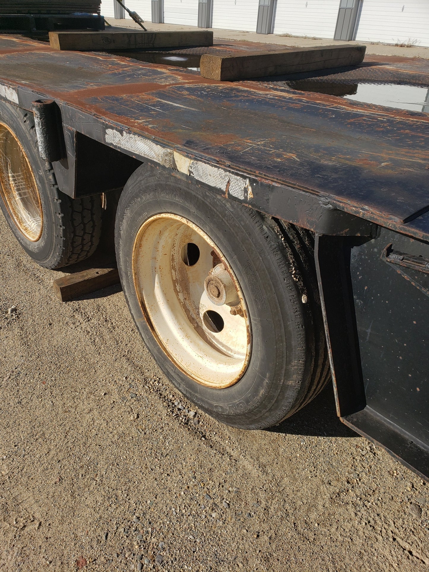 2001 5 Axle Boaz Folding Neck Low Boy Trailer For Sale