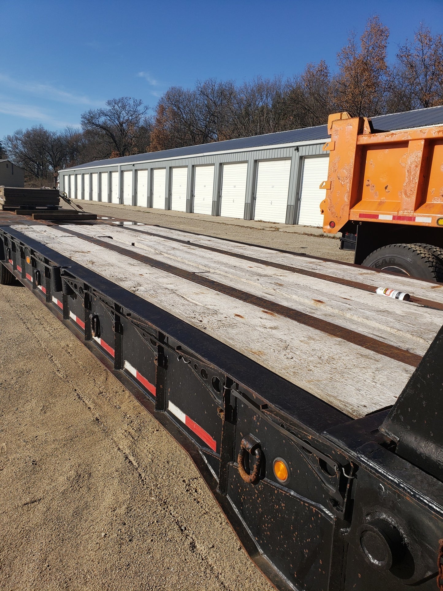2001 5 Axle Boaz Folding Neck Low Boy Trailer For Sale