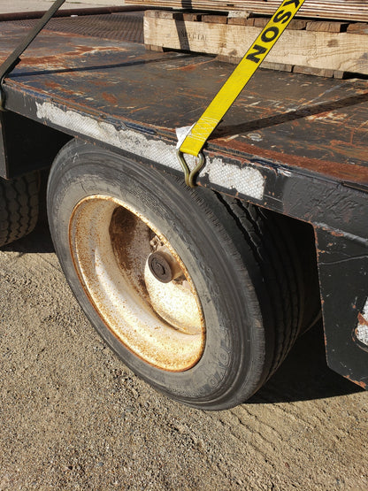 2001 5 Axle Boaz Folding Neck Low Boy Trailer For Sale