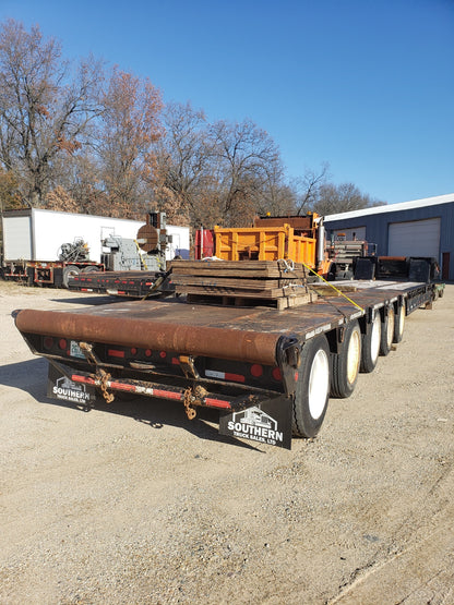 2001 5 Axle Boaz Folding Neck Low Boy Trailer For Sale
