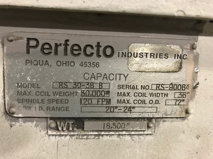 36" Perfecto Servo Feed Line For Sale