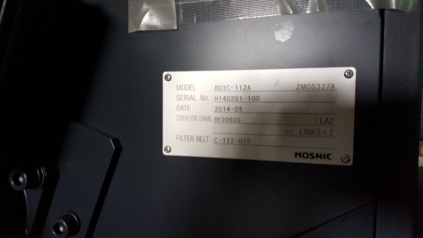 Mosnic Magnetic Chip Conveyor - Model: RD3C - For Sale