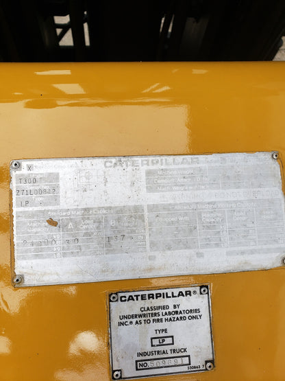 30,000 lb Cat T300 Forklift For Sale
