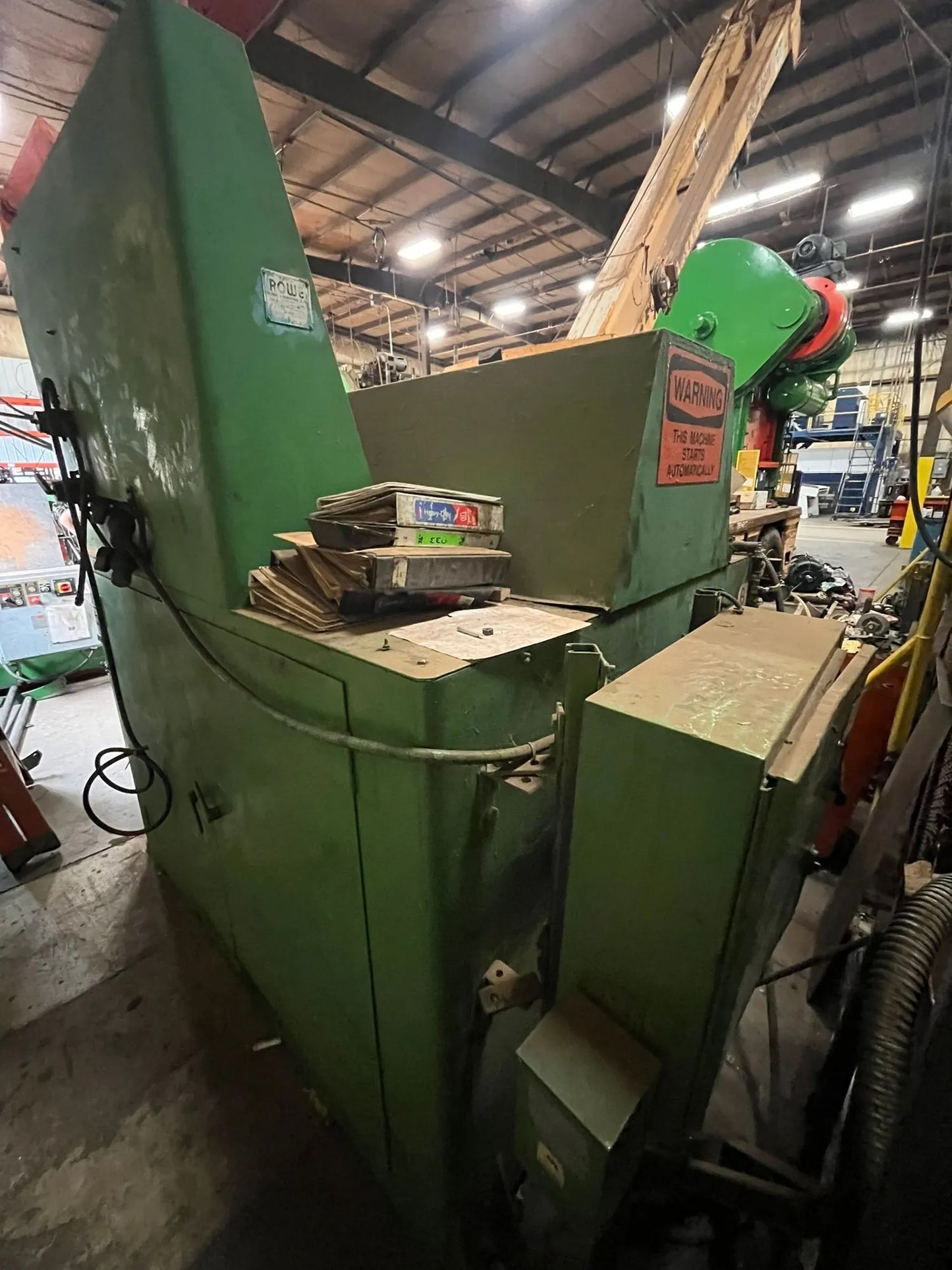 30,000 lb Rowe Uncoiler For Sale
